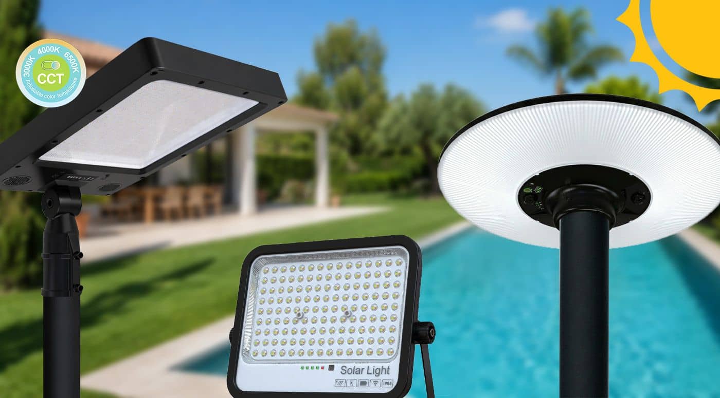 ILUMINACIÓN SOLAR LED PARA EXTERIOR